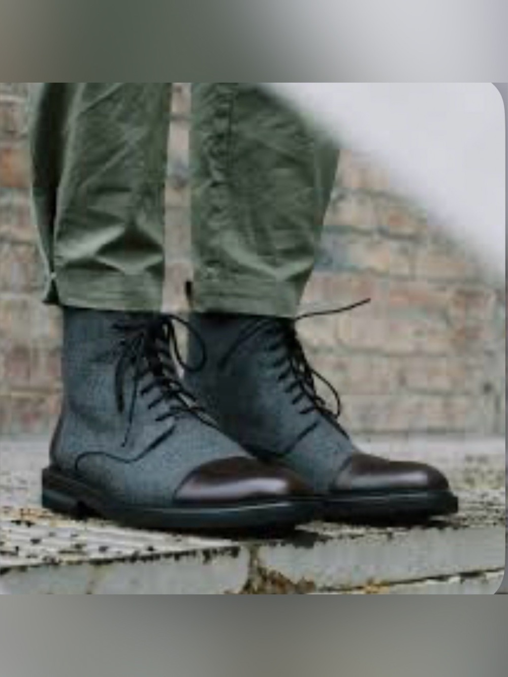 🌾 Taft The Jack Boot Men's Gray & Black Cap-Toe Boots